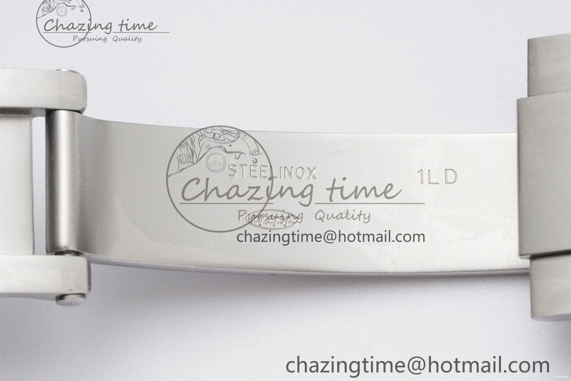 MiroTime 0104 Submariner Sandblasted DIWF Best Edition White Bezel Pink Dial Dial on SS Bracelet VR TravelReady 2066